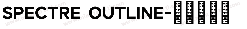 Spectre Outline字体转换
